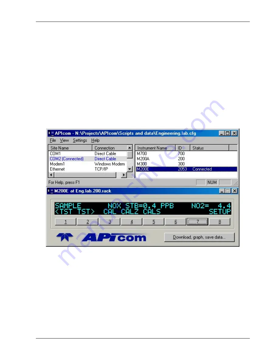 Teledyne 200E Instruction Manual Download Page 122