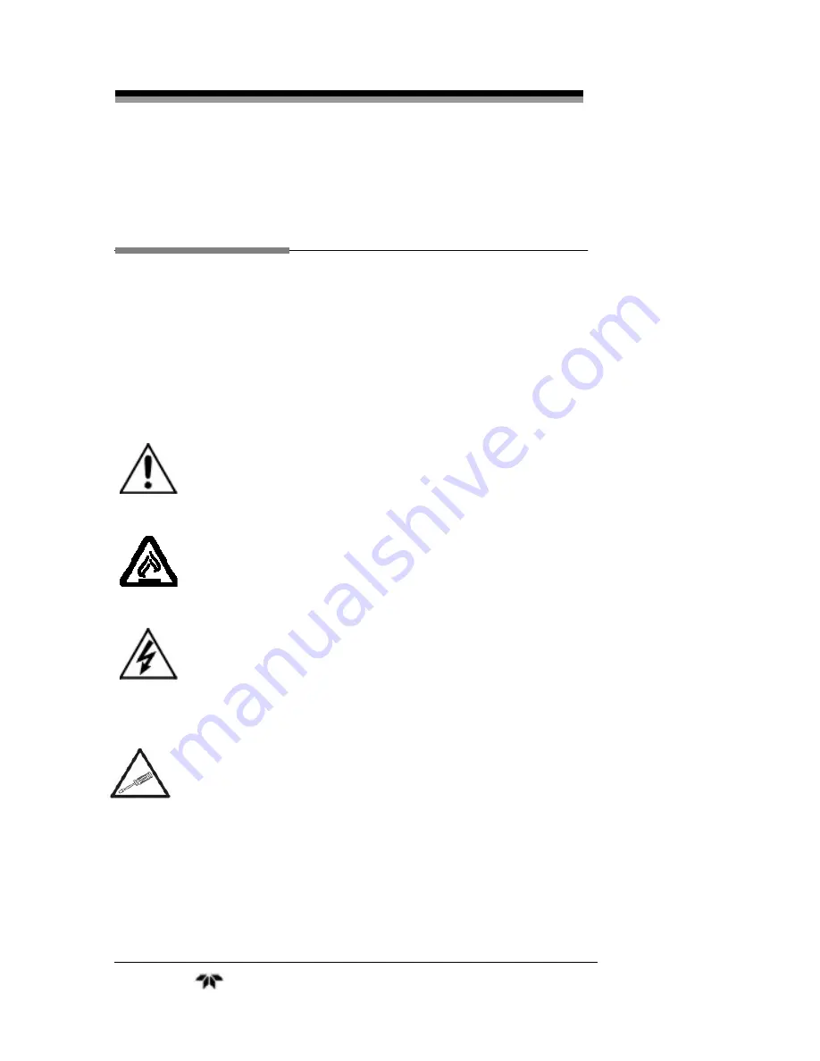 Teledyne 2120XL Operating Instructions Manual Download Page 4