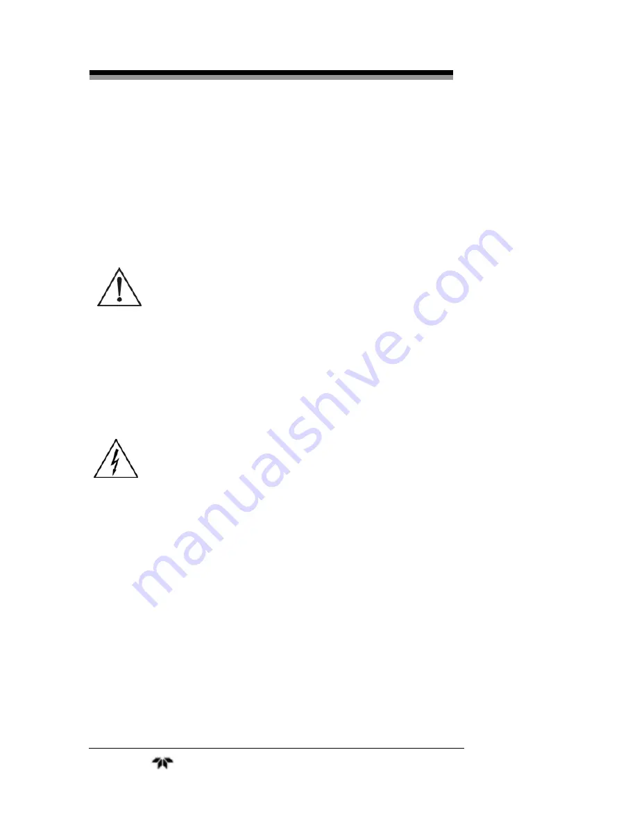 Teledyne 2120XL Operating Instructions Manual Download Page 32