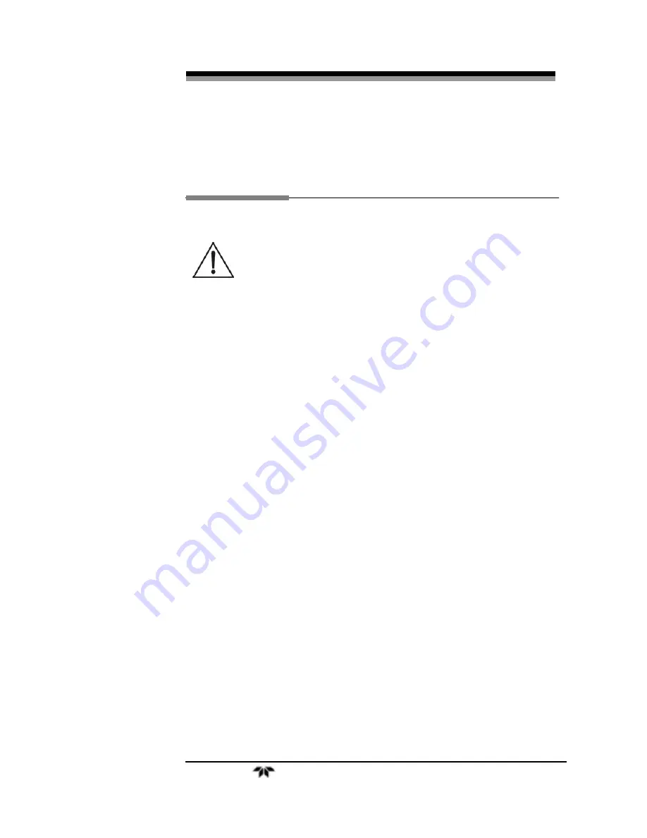 Teledyne 2120XL Operating Instructions Manual Download Page 77