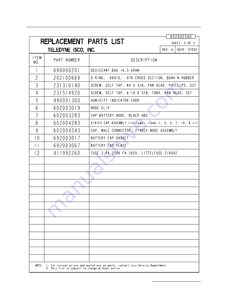 Teledyne 2150EX Скачать руководство пользователя страница 107