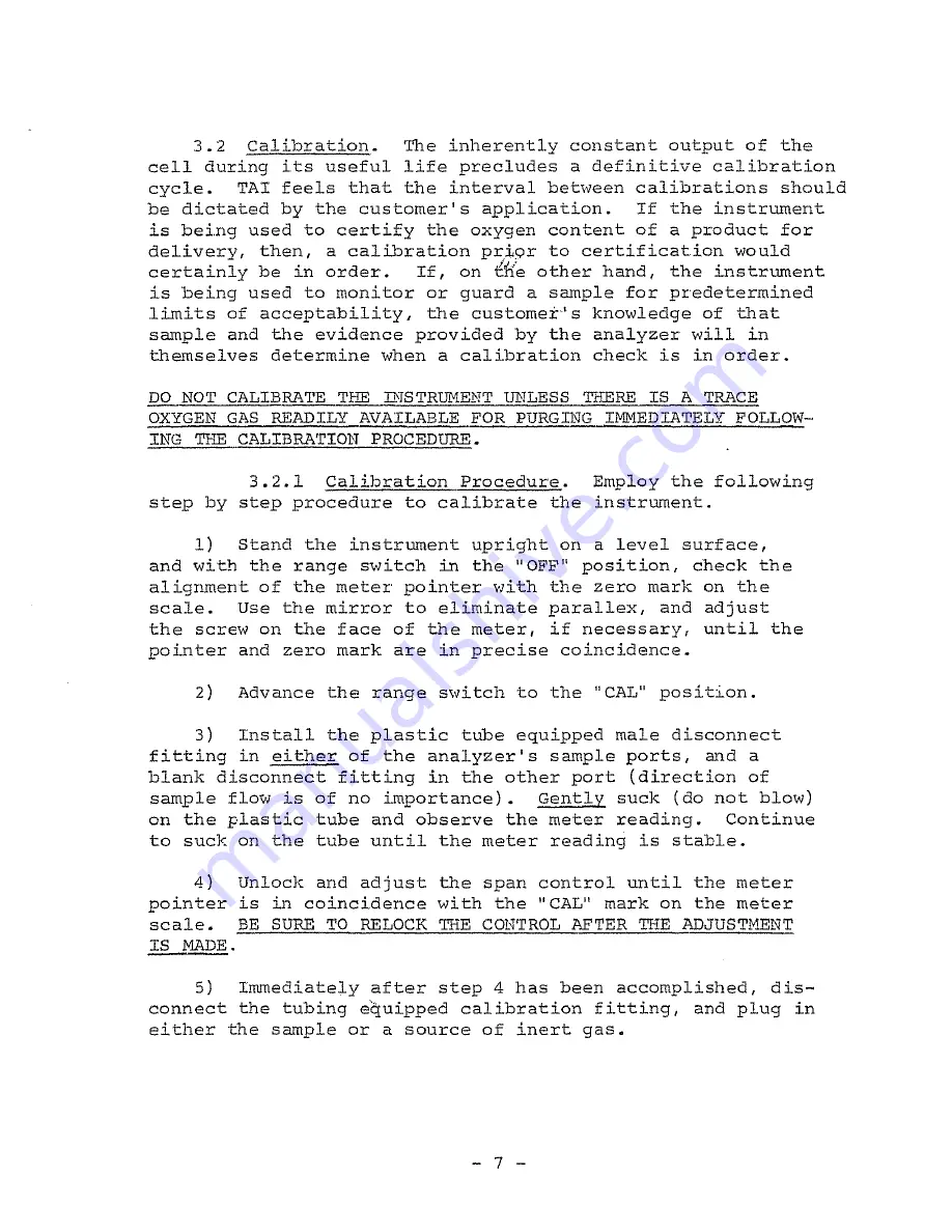 Teledyne 310 Instruction Manual Download Page 11