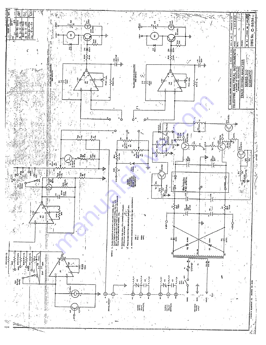 Teledyne 310 Instruction Manual Download Page 24