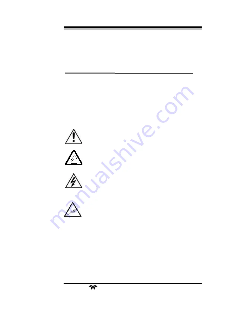 Teledyne 3300TB Operating Instructions Manual Download Page 8