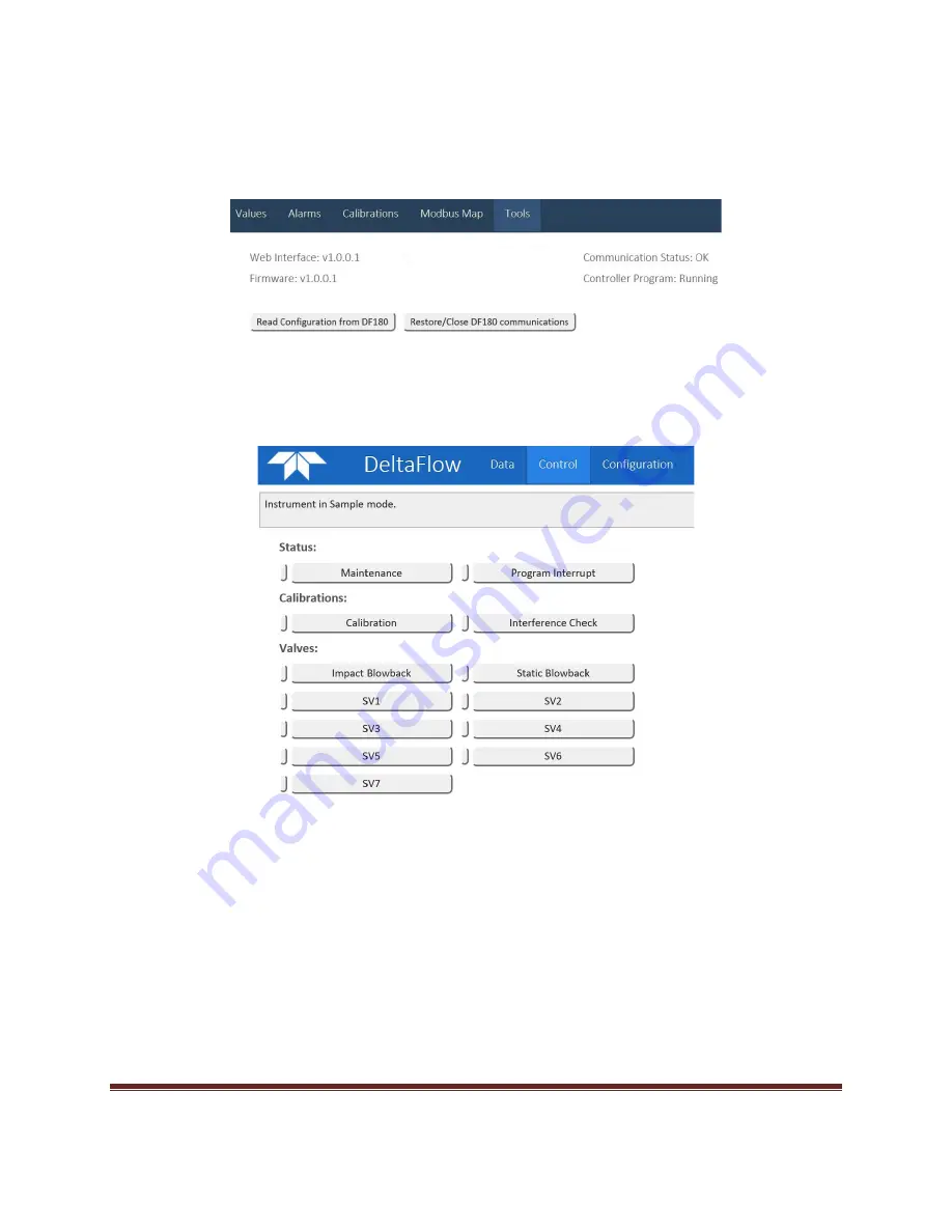 Teledyne Deltaflow DF180 Operation And Maintenance Manual Download Page 22