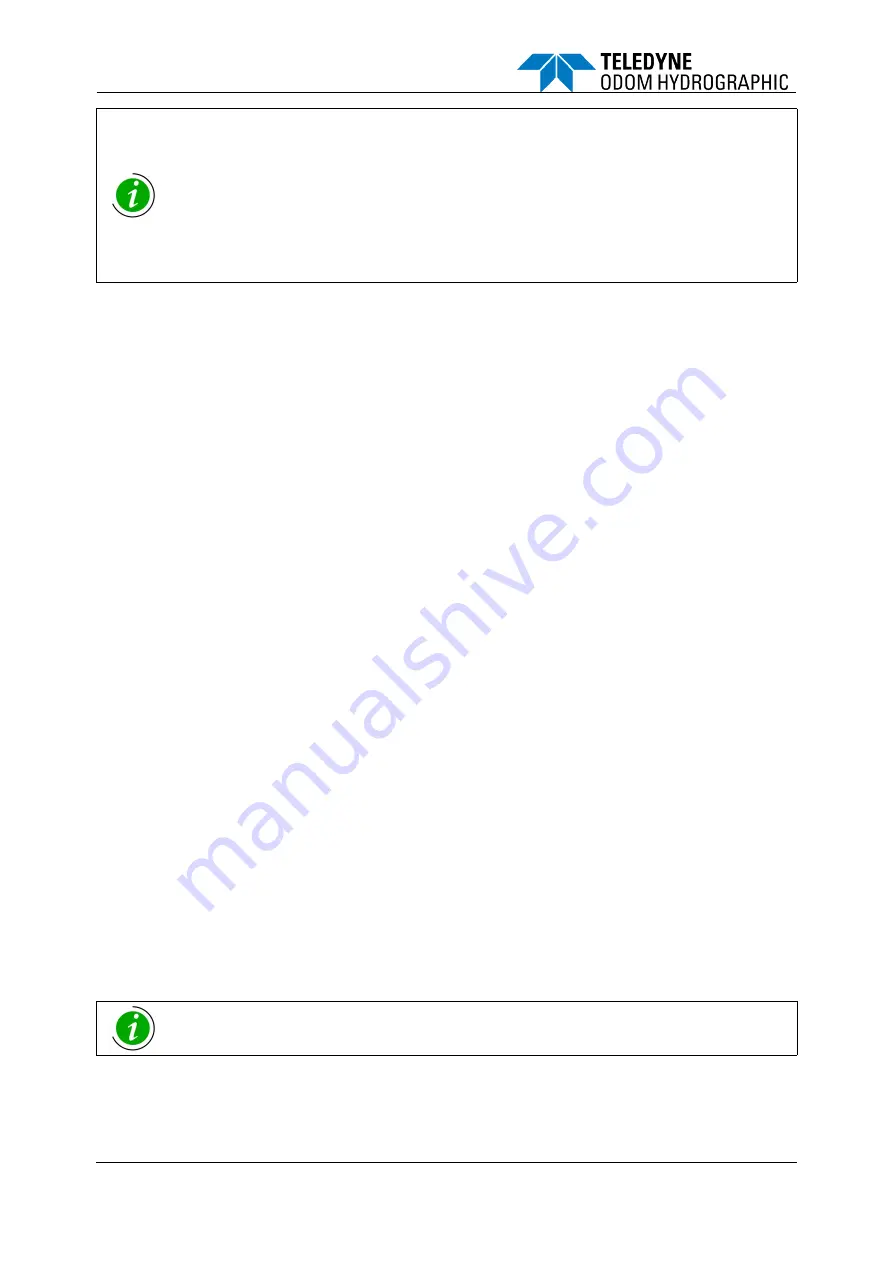 Teledyne Echotrac E20 Operator'S Manual Download Page 28