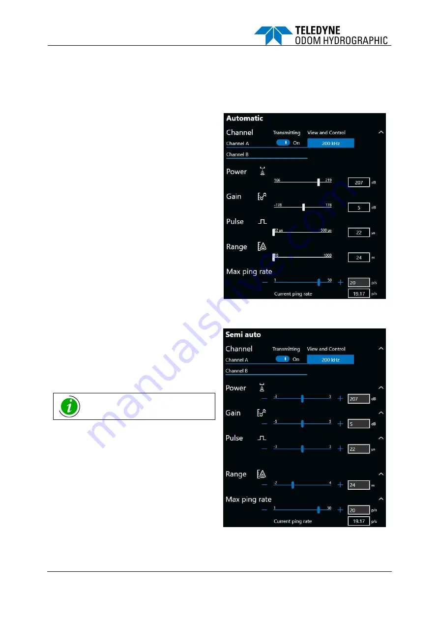 Teledyne Echotrac E20 Operator'S Manual Download Page 31