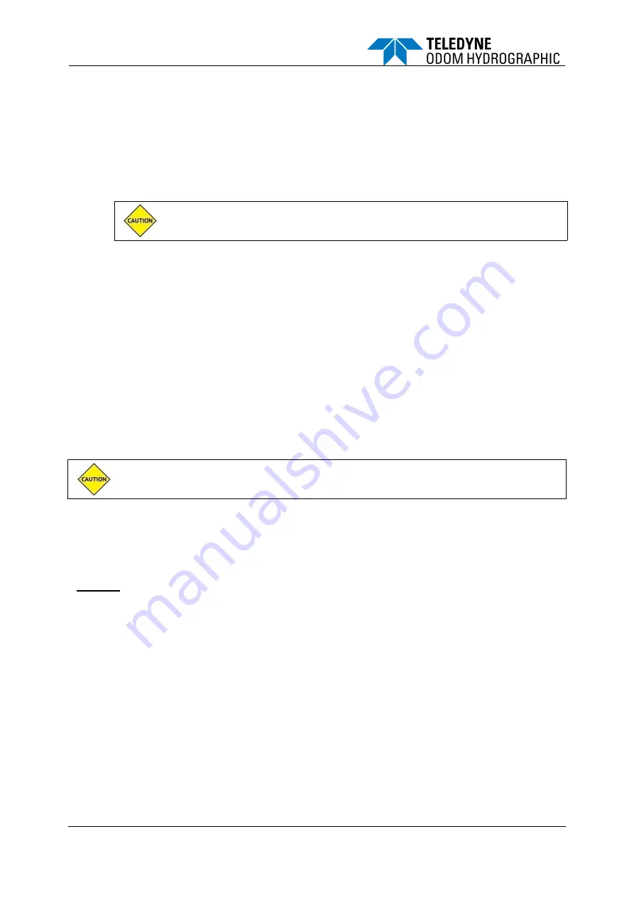 Teledyne Echotrac E20 Operator'S Manual Download Page 41