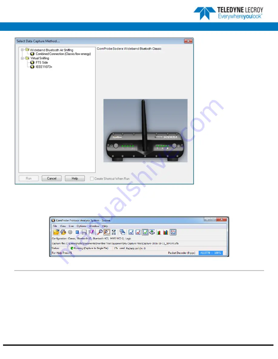 Teledyne Frontline Sodera Quick Start Manual Download Page 6