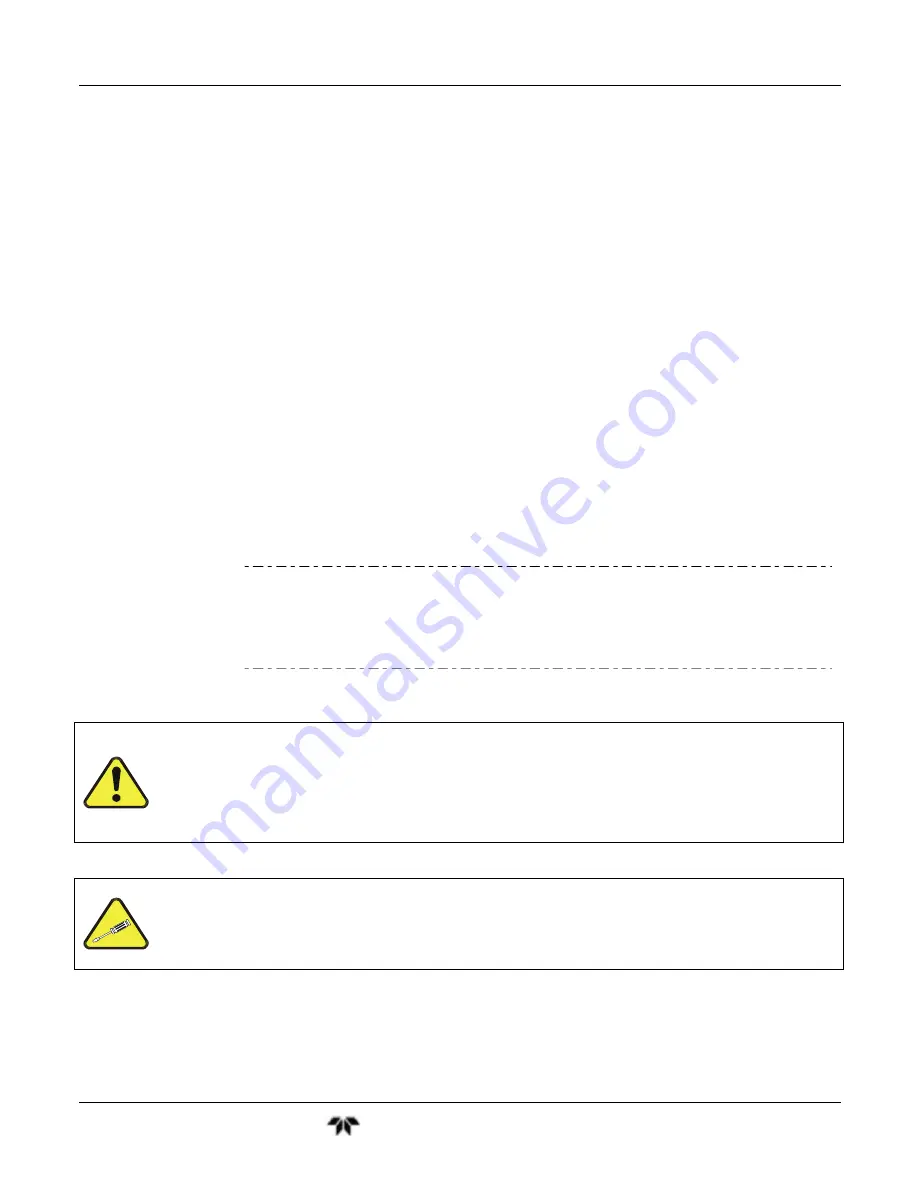 Teledyne GFC7001T Operation Manual Download Page 227