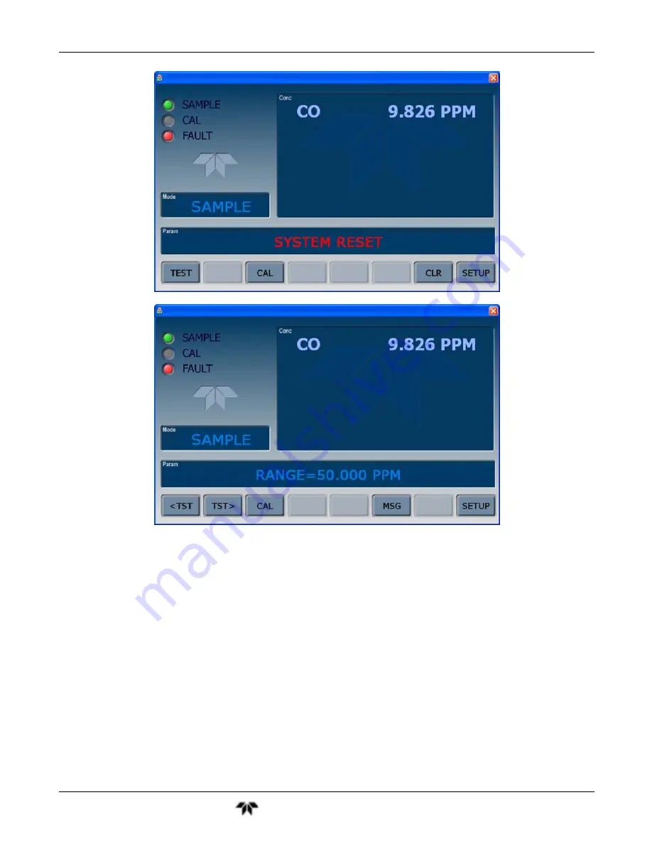 Teledyne GFC7001T Operation Manual Download Page 237