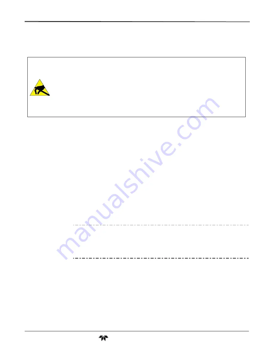 Teledyne GFC7001T Operation Manual Download Page 308