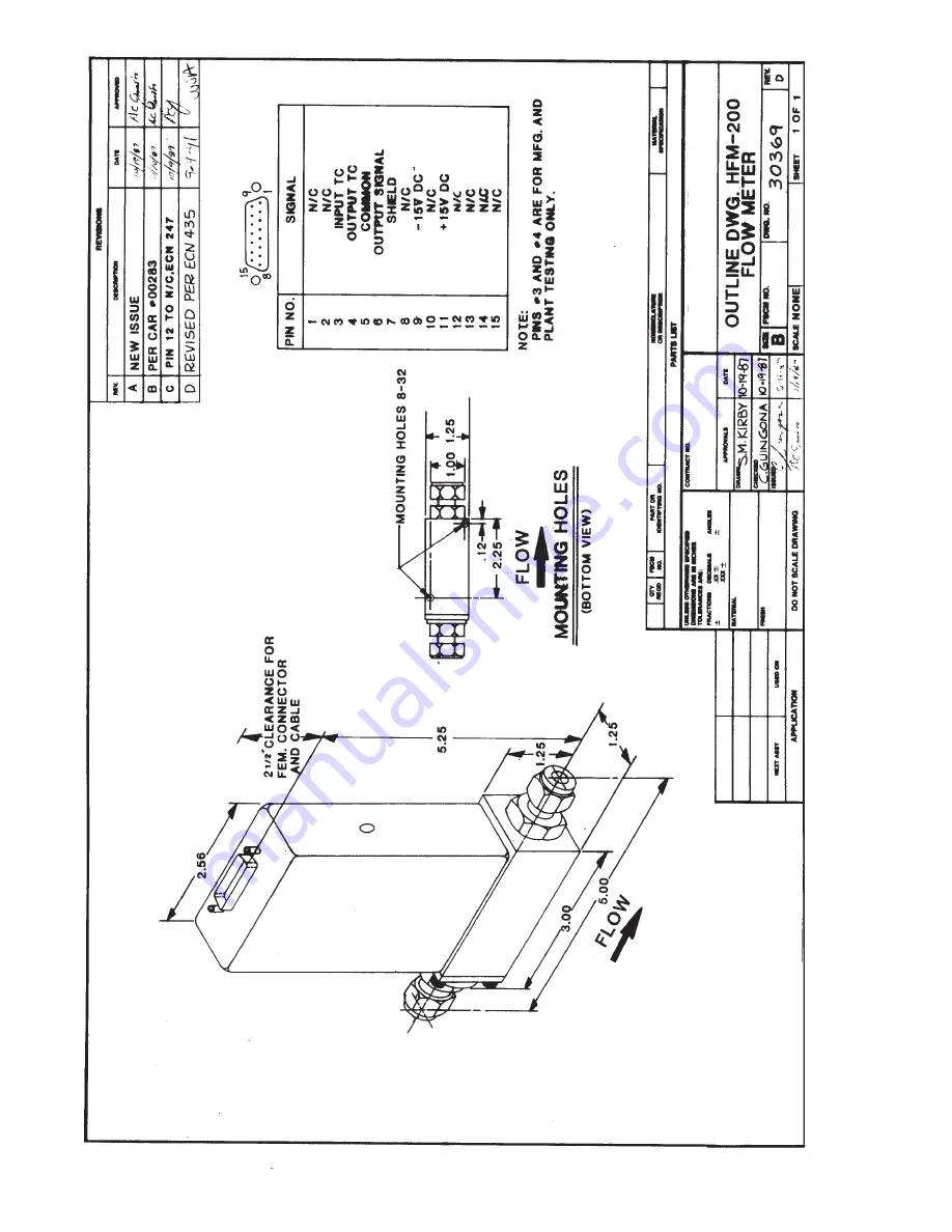 Teledyne HASTINGS 200 Series Instruction Manual Download Page 24