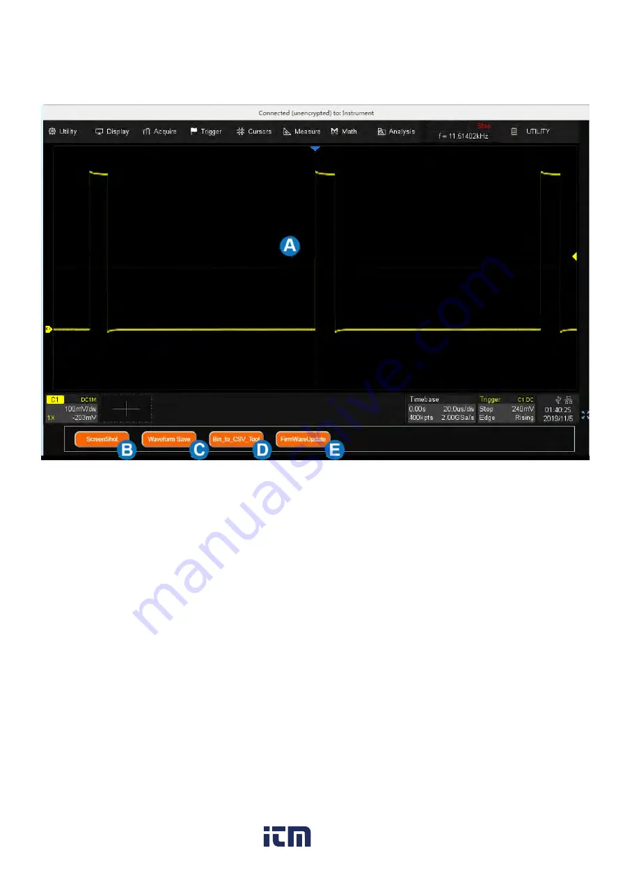 Teledyne LeCroy T3DSO2000A Series User Manual Download Page 199