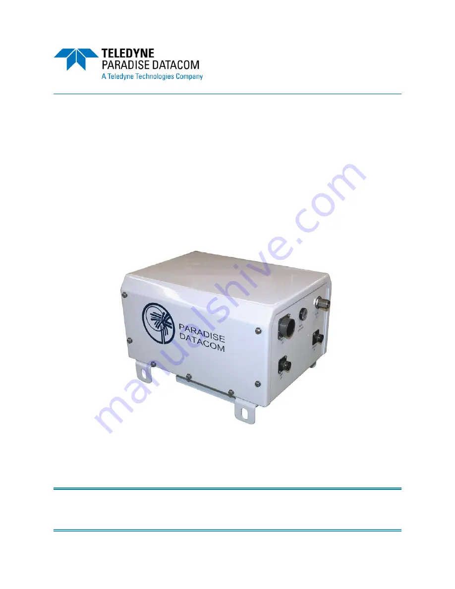 Teledyne Mini Compact Outdoor Operation Manual Download Page 1