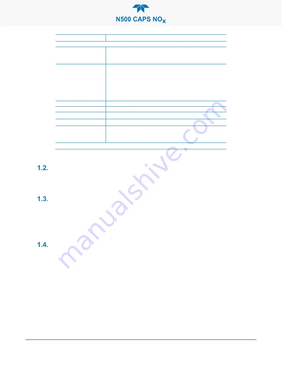 Teledyne N500 User Manual Download Page 14