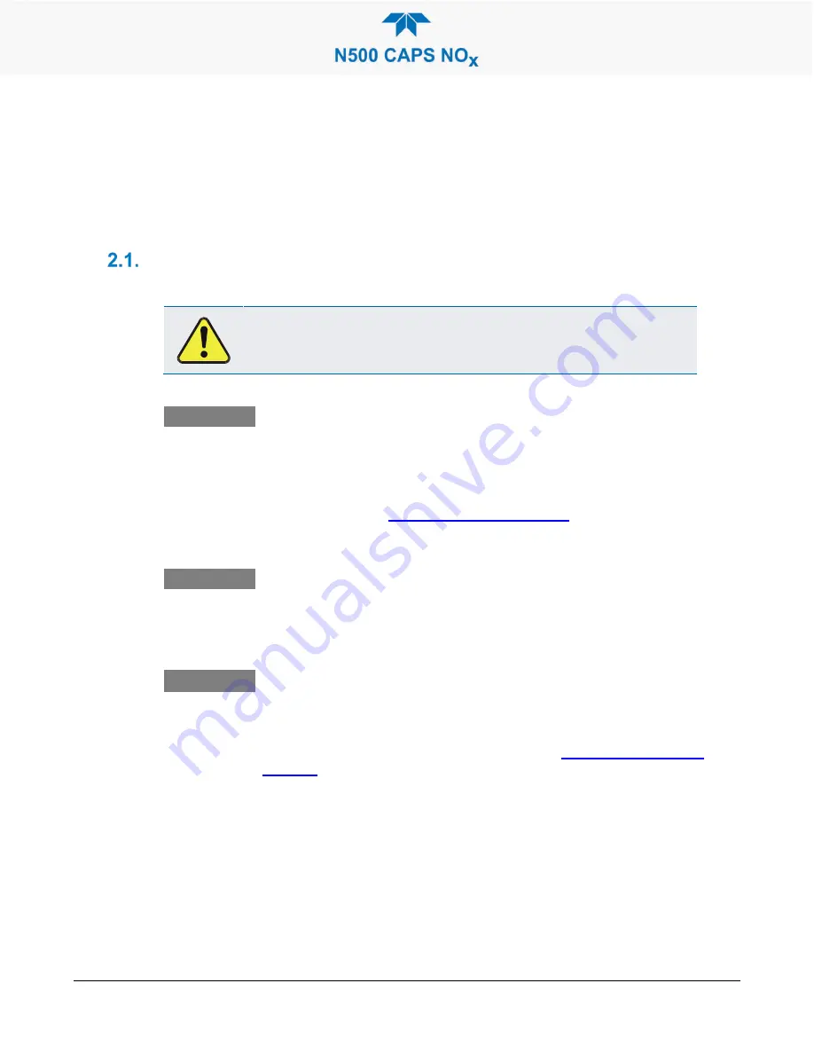 Teledyne N500 User Manual Download Page 15