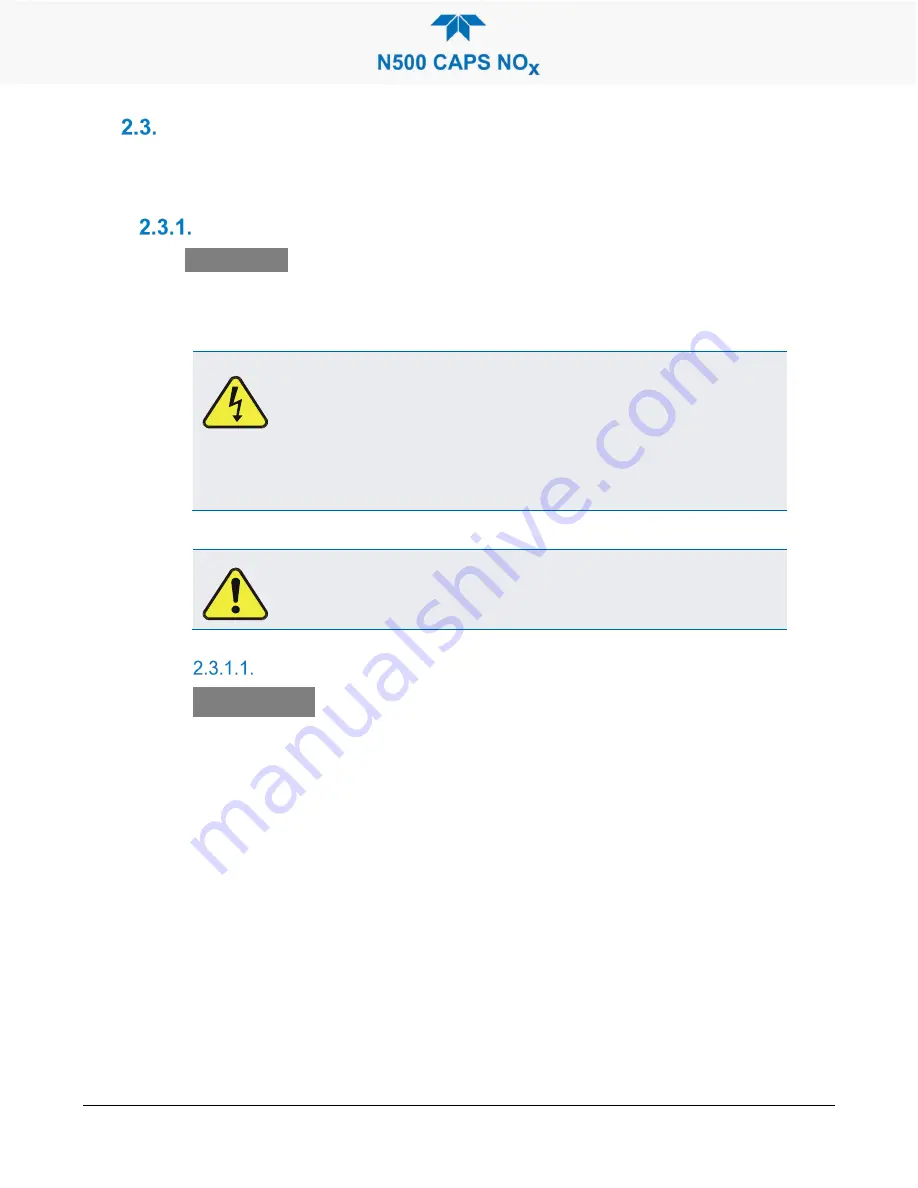 Teledyne N500 User Manual Download Page 20