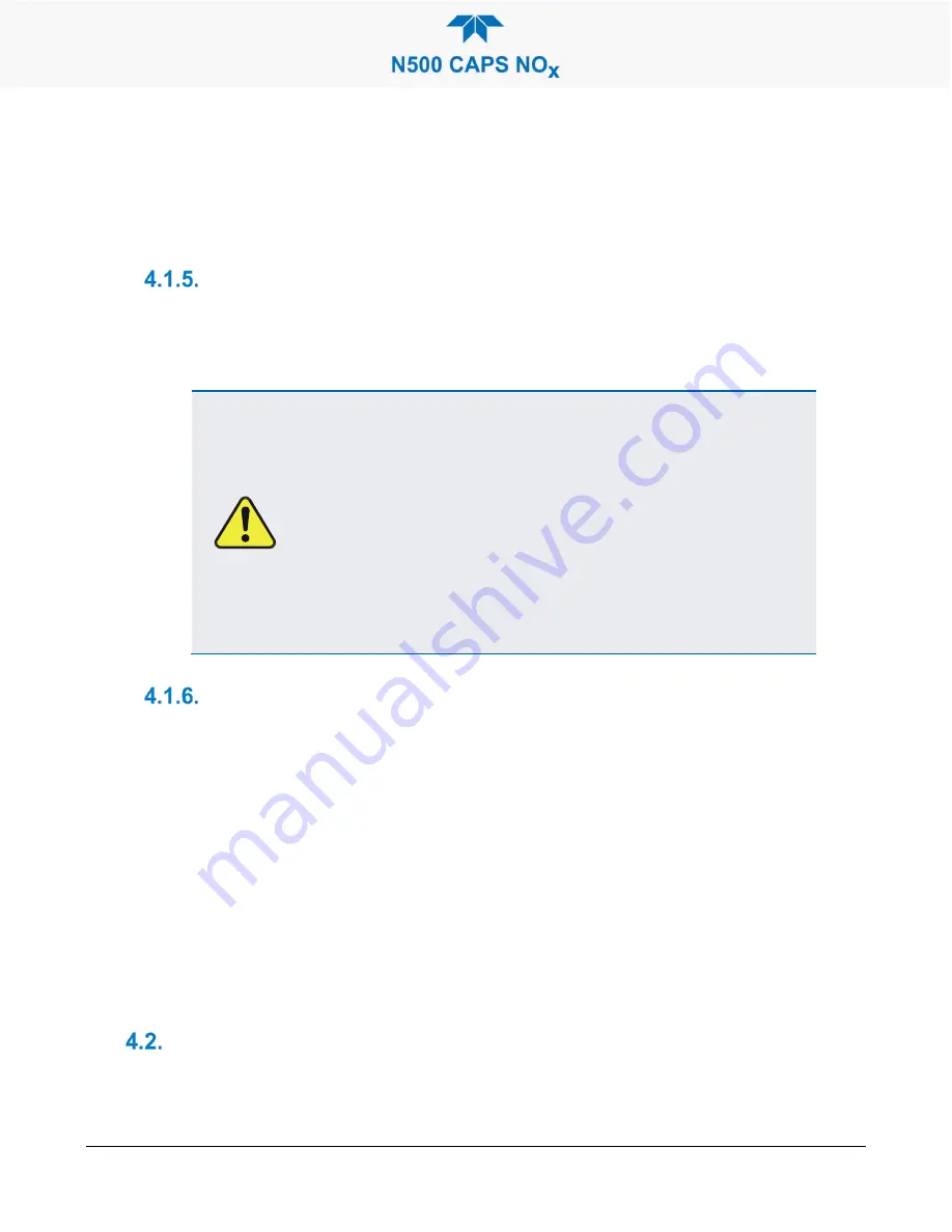 Teledyne N500 User Manual Download Page 58