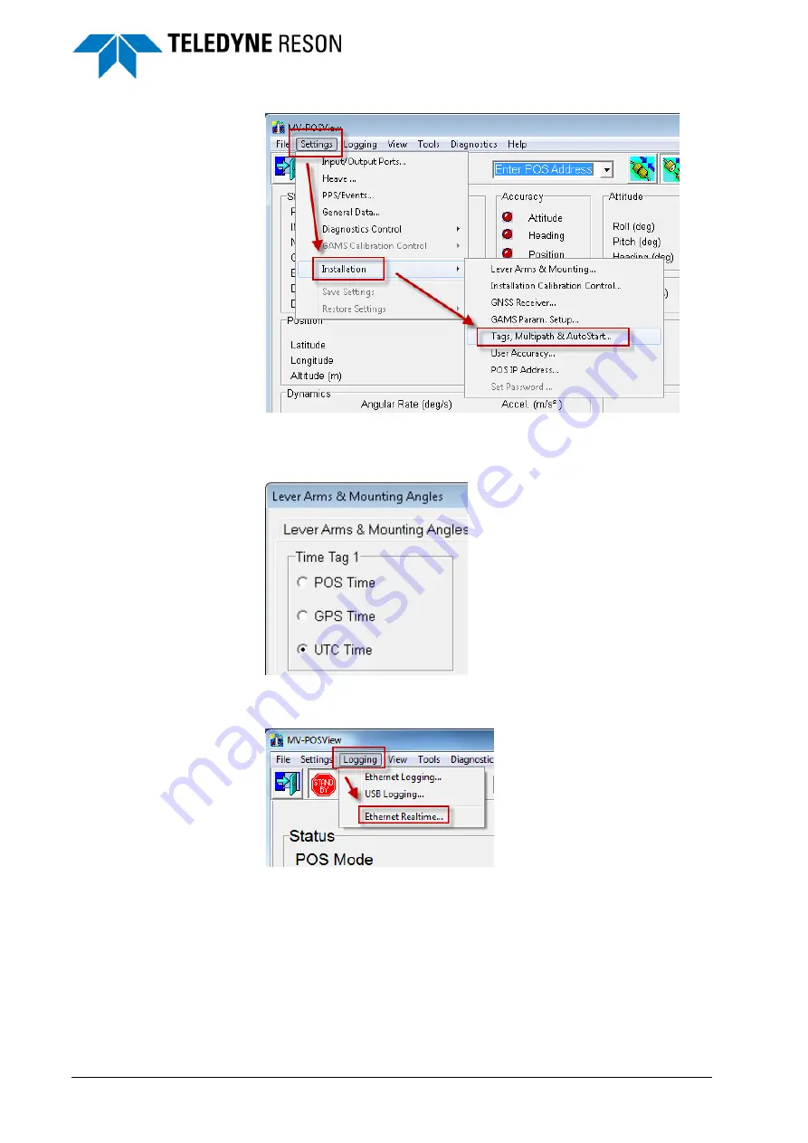 Teledyne Reson PDS Quick Setup Manual Download Page 36