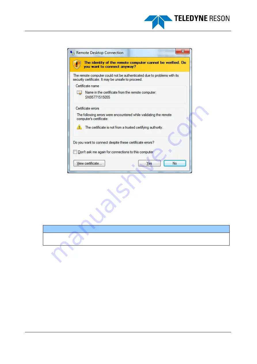 Teledyne SeaBat T Series Operator'S Manual Download Page 31