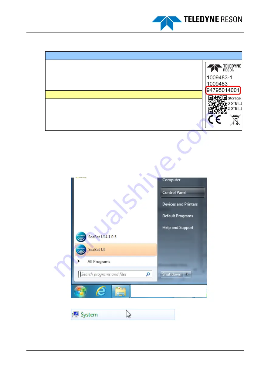 Teledyne SeaBat T Series Operator'S Manual Download Page 35