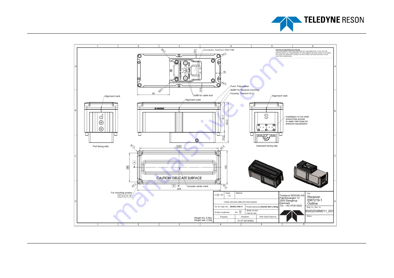 Teledyne SeaBat T Series Operator'S Manual Download Page 129