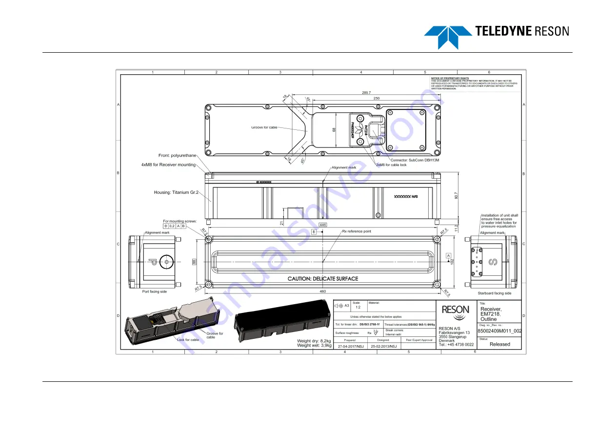 Teledyne SeaBat T Series Operator'S Manual Download Page 130