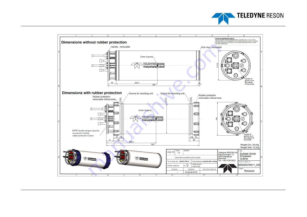 Teledyne SeaBat T Series Operator'S Manual Download Page 134