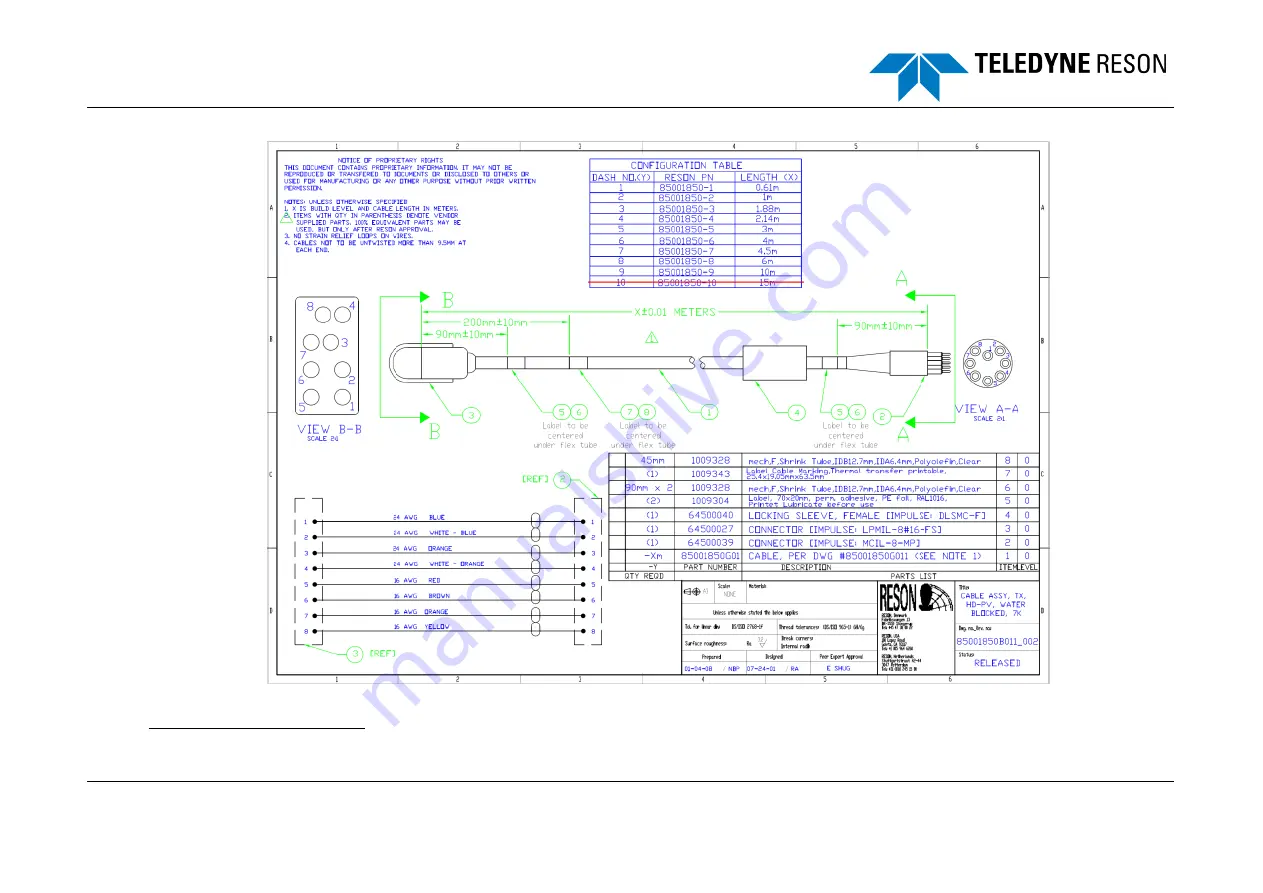 Teledyne SeaBat T Series Operator'S Manual Download Page 136