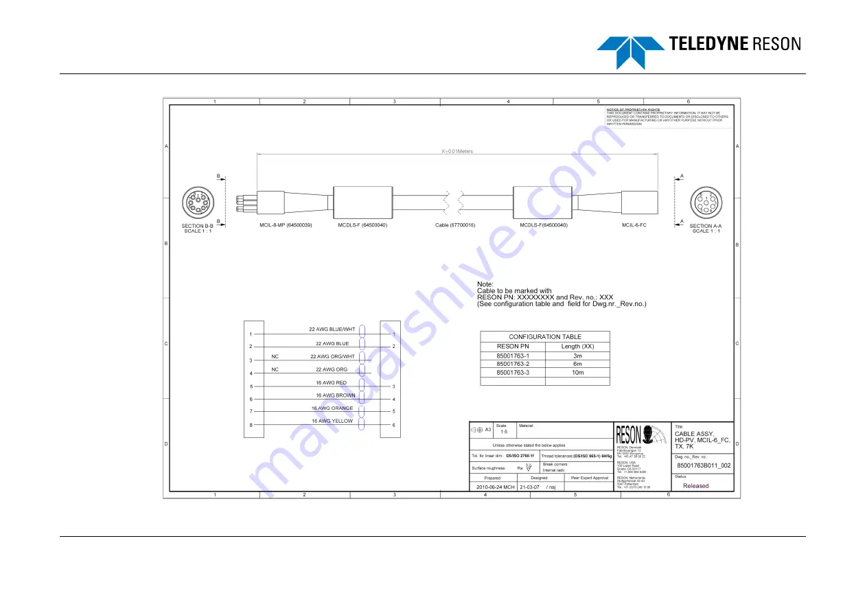 Teledyne SeaBat T Series Operator'S Manual Download Page 137