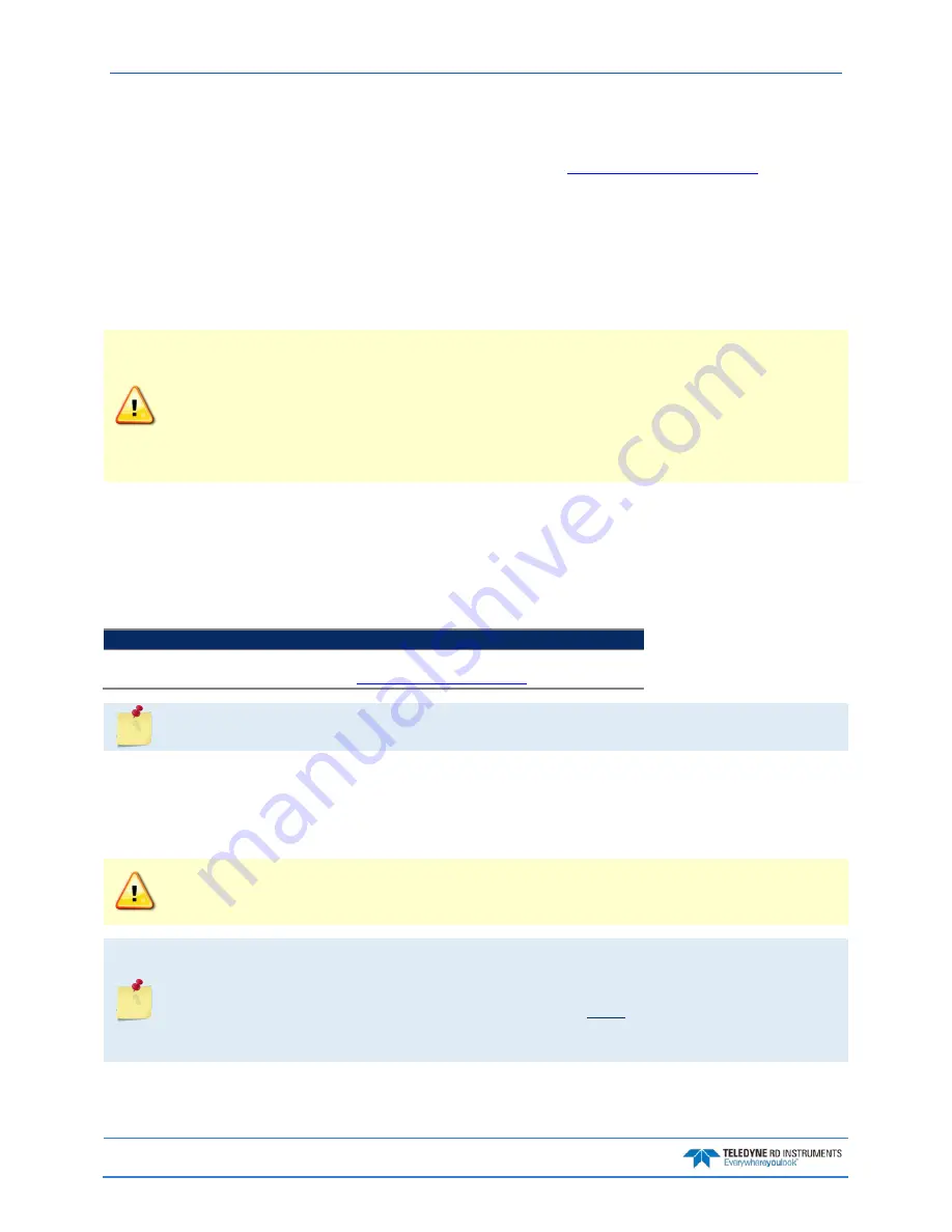 Teledyne WORKHORSE Operation Manual Download Page 68