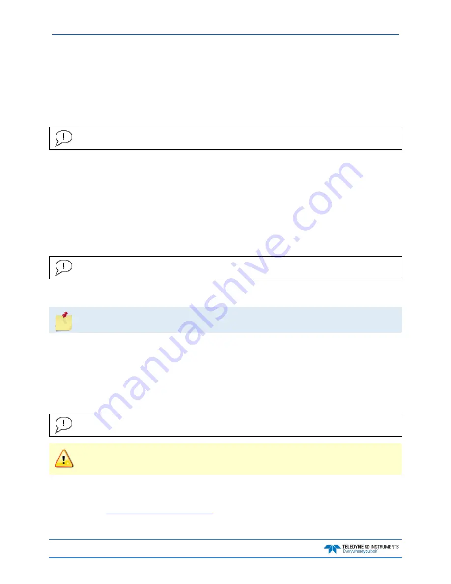 Teledyne WORKHORSE Operation Manual Download Page 144