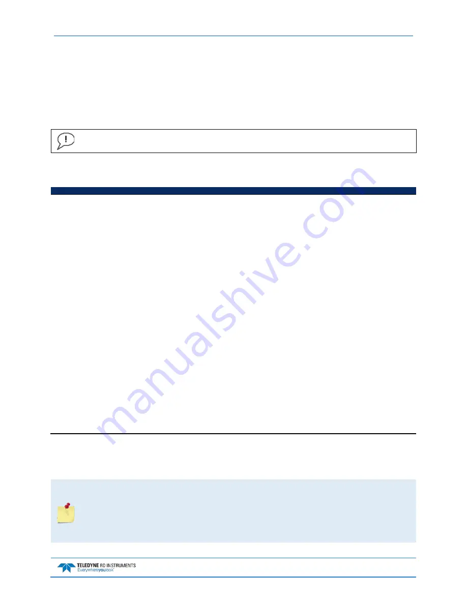 Teledyne WORKHORSE Operation Manual Download Page 157