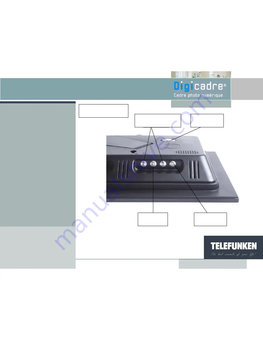 Telefunken Digicadre 7001 User Manual Download Page 8