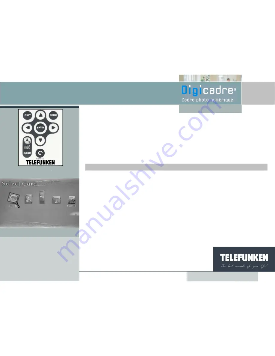 Telefunken Digicadre 7111BW User Manual Download Page 12