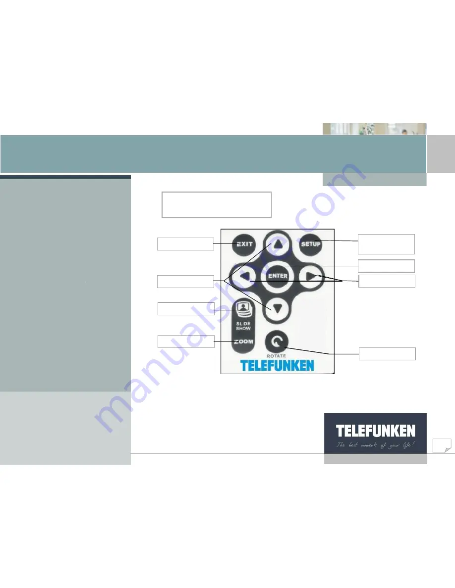 Telefunken Digiframe 8401 Скачать руководство пользователя страница 9