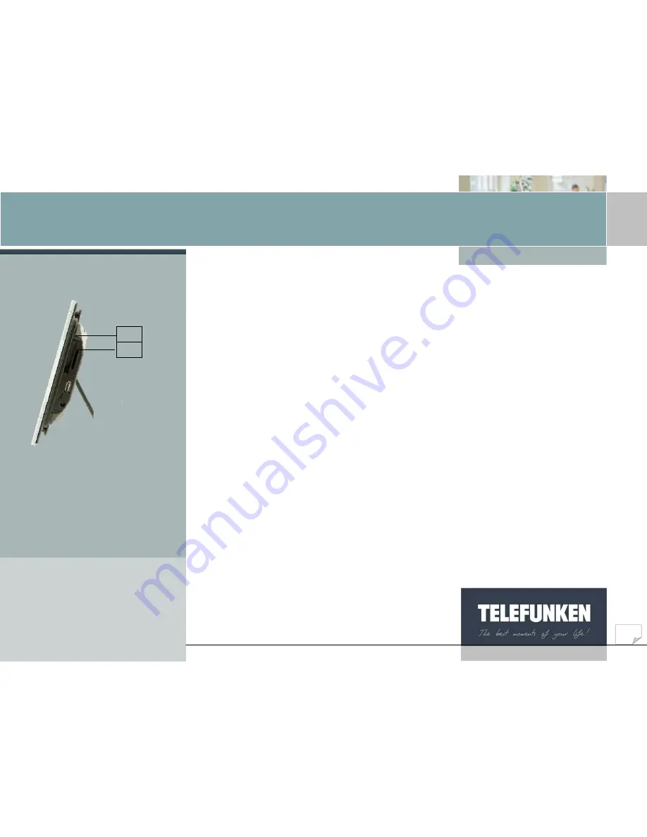 Telefunken Digiframe 8401 Скачать руководство пользователя страница 11