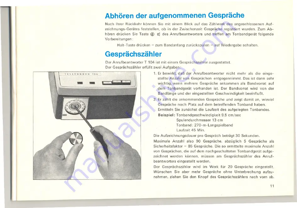 Telefunken T 104 Скачать руководство пользователя страница 10