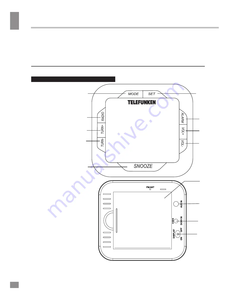 Telefunken TF-1505 Instruction Manual Download Page 2