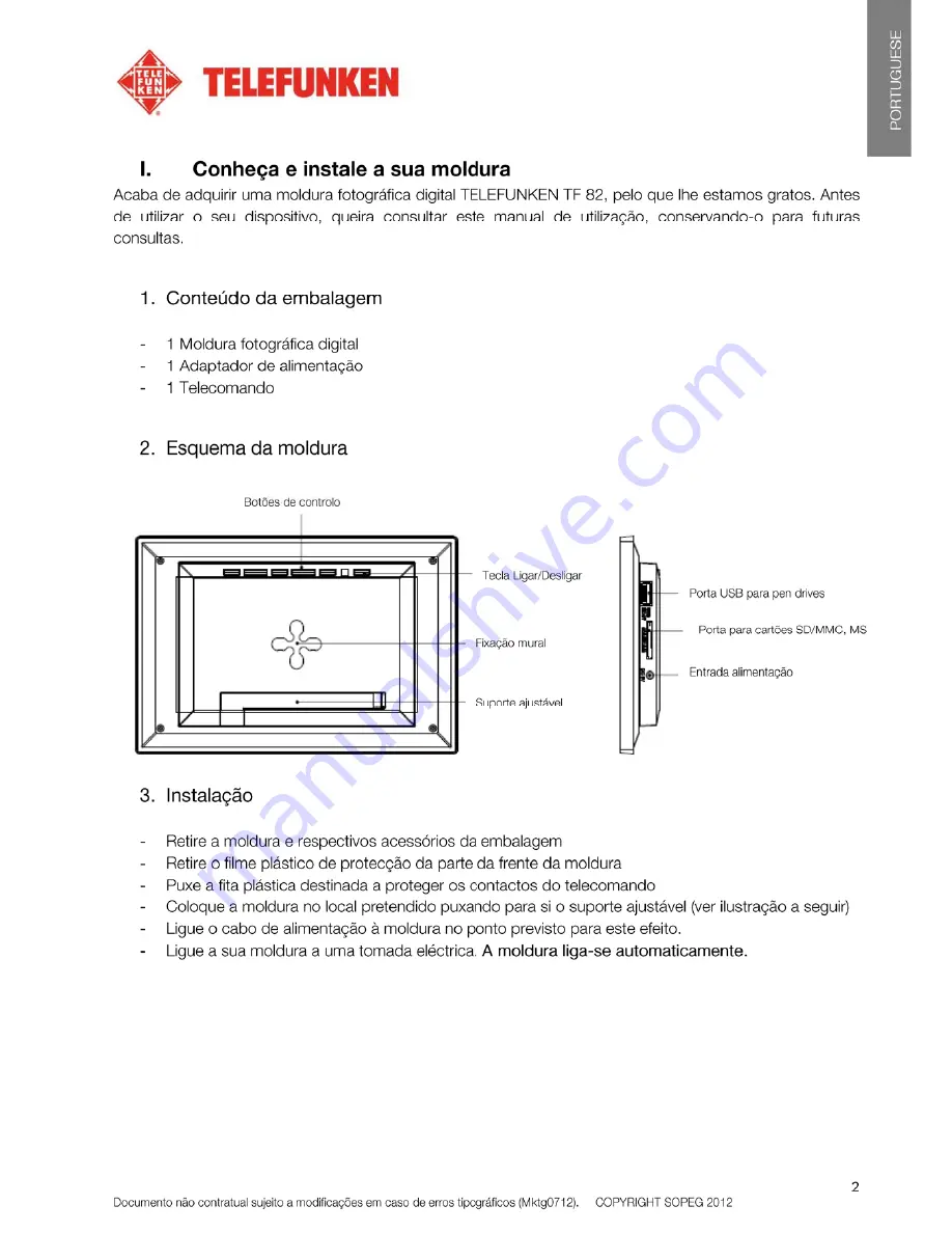 Telefunken TF 82 Instruction Manual Download Page 39