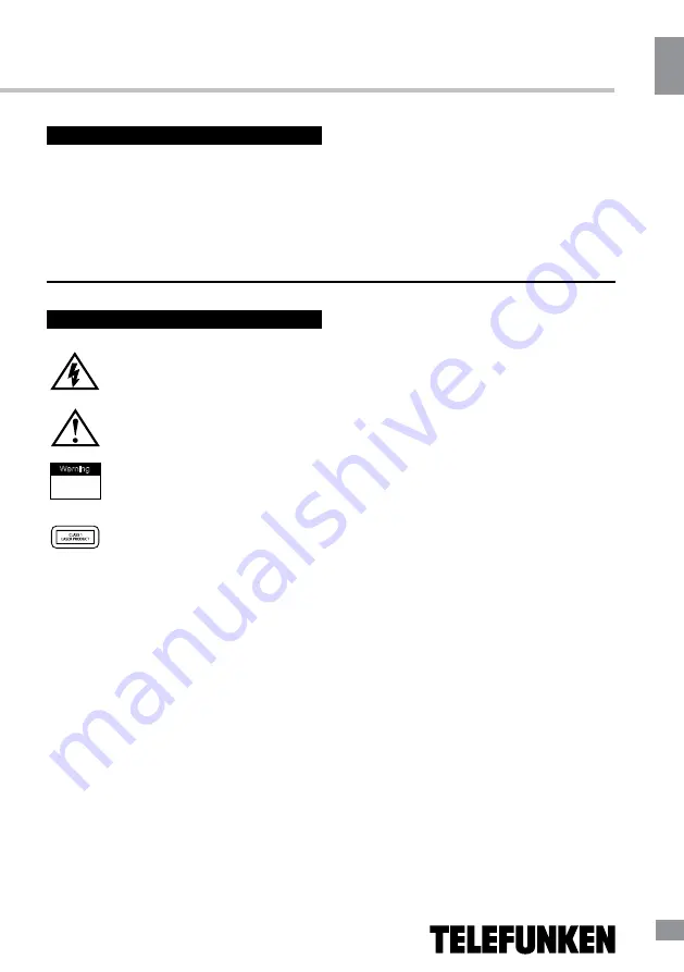 Telefunken TF-DVD5029 Instruction Manual Download Page 3