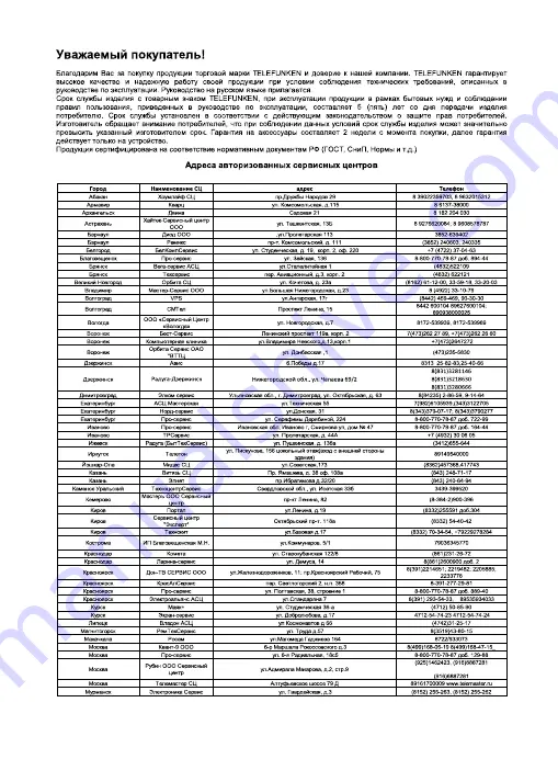 Telefunken TF-FMT19BT Скачать руководство пользователя страница 15