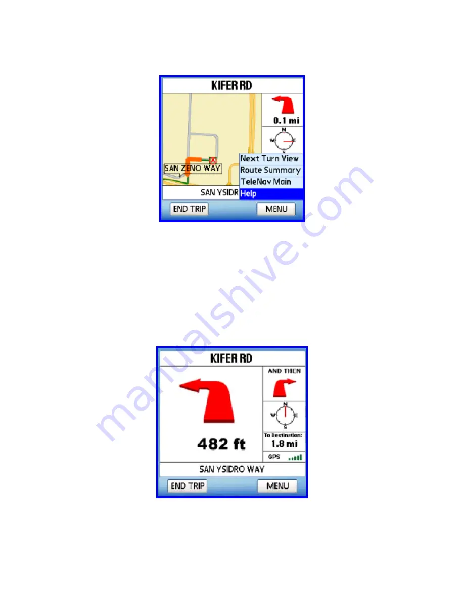 TeleNav GPS Navigator v4.1 User Manual Download Page 18