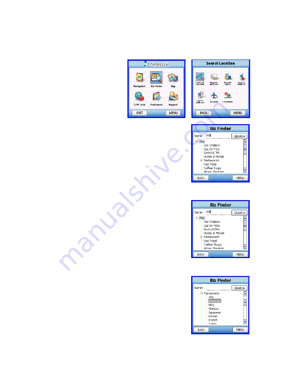 TeleNav GPS Navigator v4.1 User Manual Download Page 20