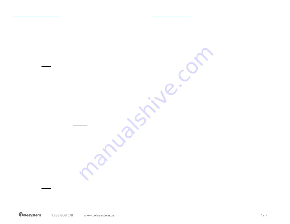 Telesystem Poly DECT D230 Quick Start Manual Download Page 2