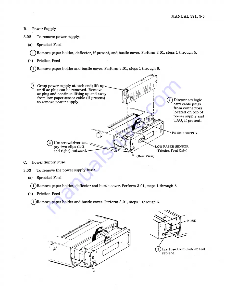 Teletype Basic KSR Repair Manual Download Page 71