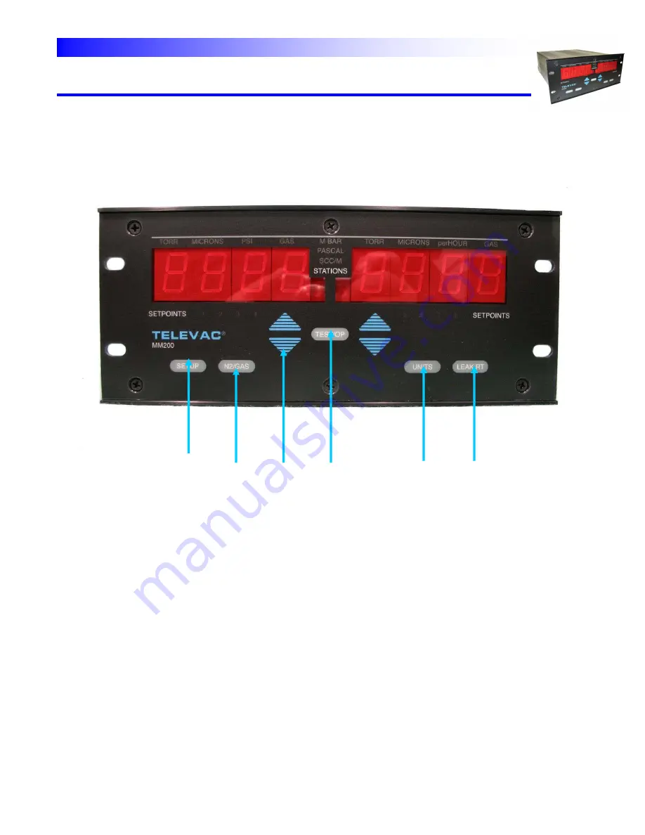 TELEVAC MM200 Manual Download Page 43