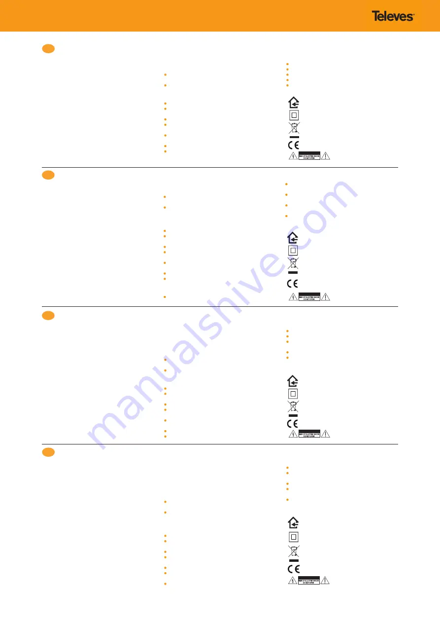 Televes 545901 Manual Download Page 3