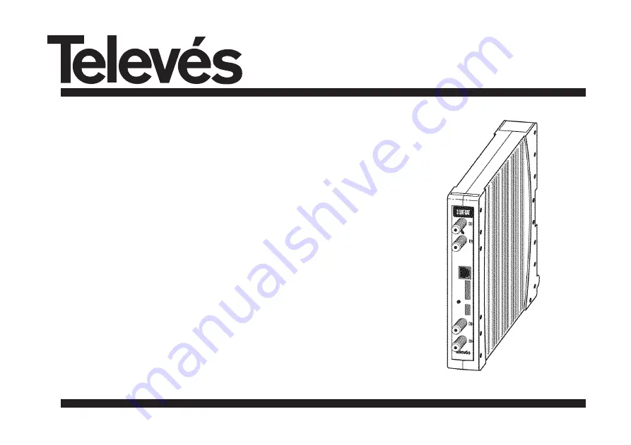 Televes 5863 User Manual Download Page 1